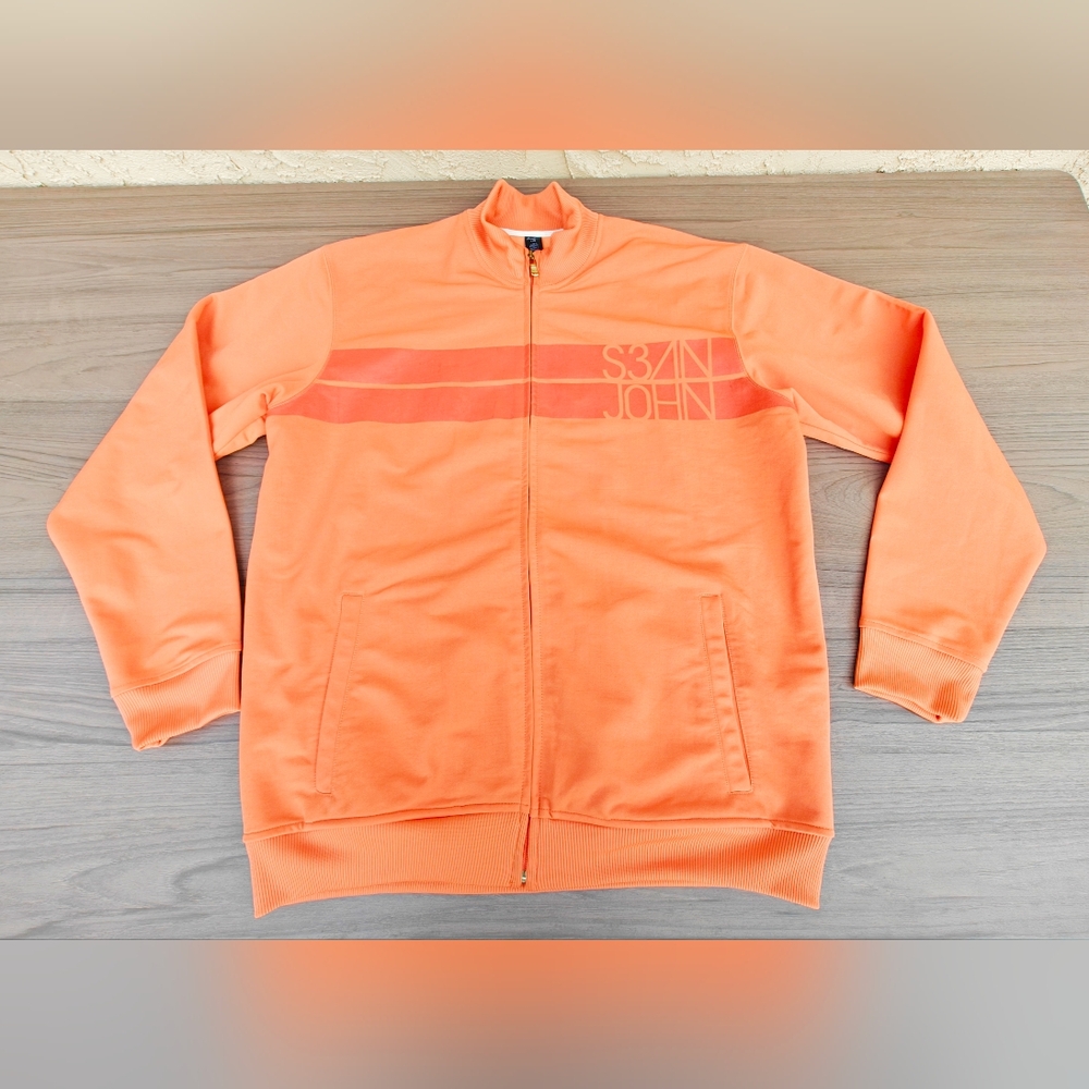 Mens Sean John Y2K Orange Jersey